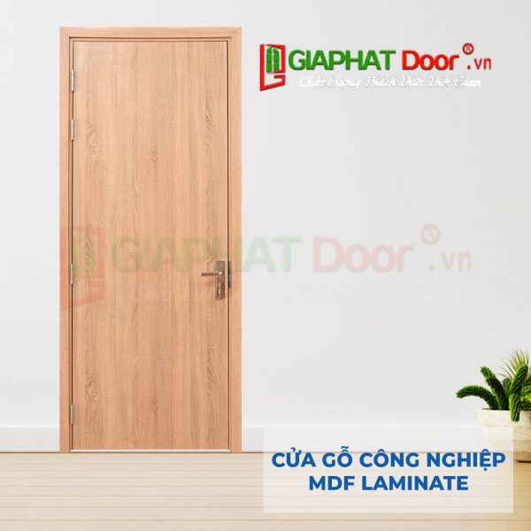 Cửa gỗ công nghiệp MDF Laminate P1