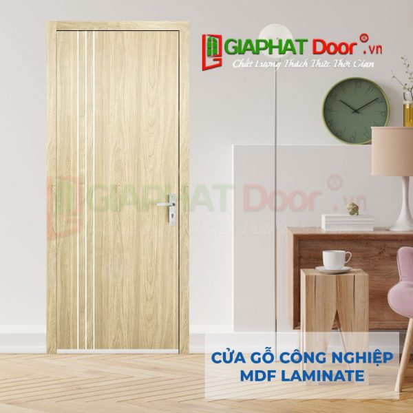 Cửa gỗ công nghiệp MDF Laminate P1R2 23029