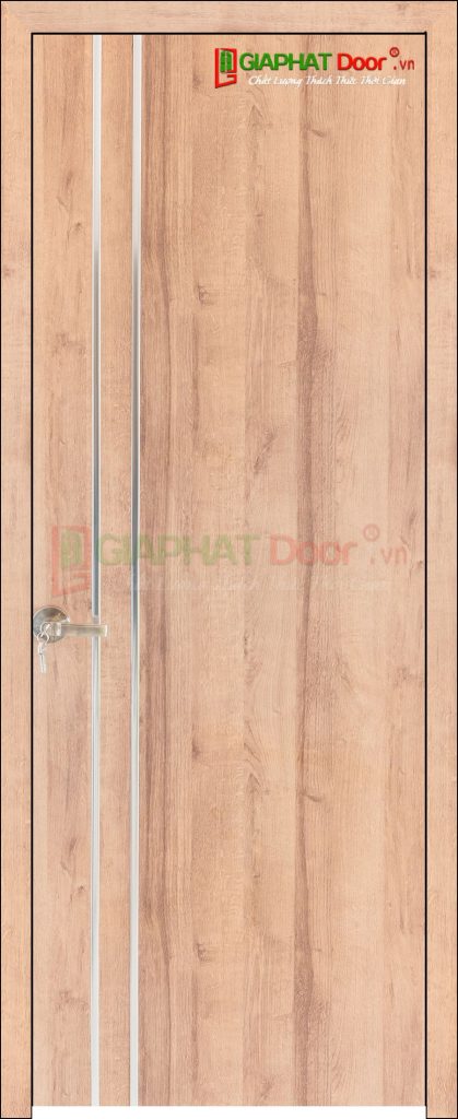 Cửa gỗ công nghiệp MDF Melamine P1R2 inox