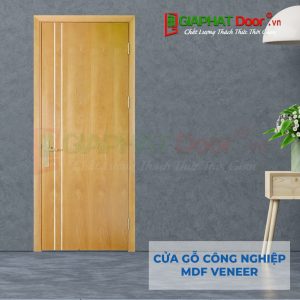 Cửa gỗ công nghiệp MDF Veneer P1R2 ash (2)