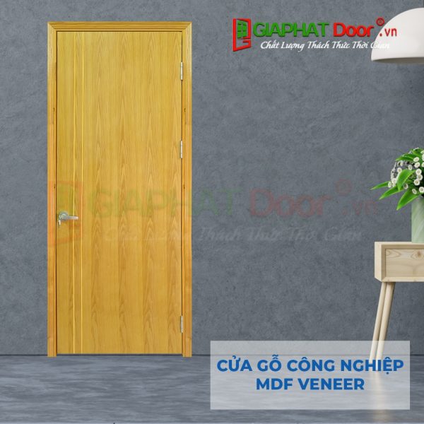 Cửa gỗ công nghiệp MDF Veneer P1R2 ash (3)