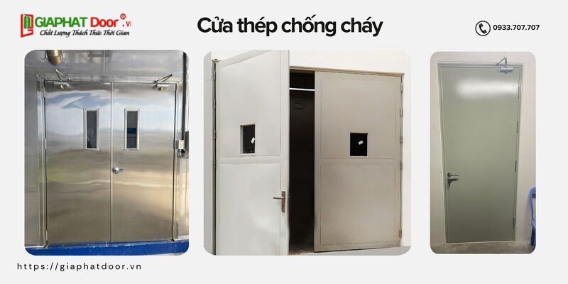 Cửa ngăn lửa đảm bảo an toàn cho con người và tài sản