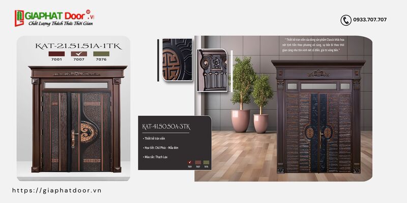 Cửa vân gỗ 5D có 5 lớp sơn bền, chắc, sống động