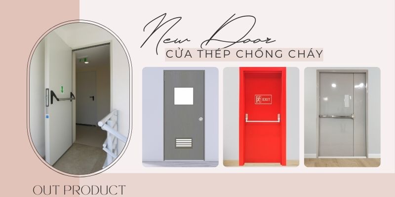 Mẫu cửa thép chống cháy Kiên Giang chuẩn PCCC được sản xuất bởi Gia Phát Door