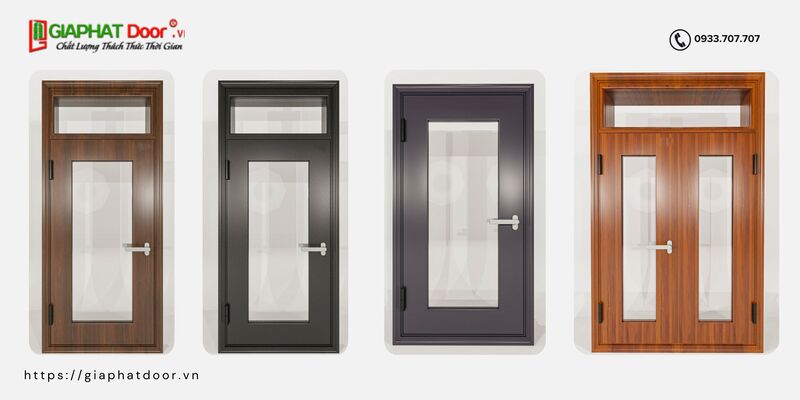 Rất nhiều công trình đã lựa chọn cửa nhôm phủ vân gỗ