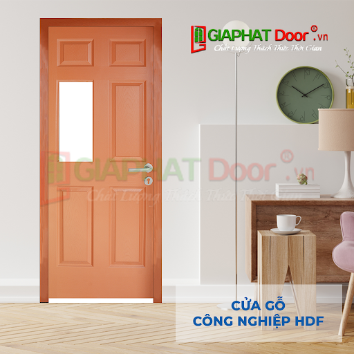 Mẫu cửa gỗ công nghiệp HDF 6G1-C10