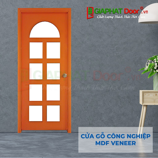 Mẫu cửa gỗ công nghiệp MDF Veneer P1G9