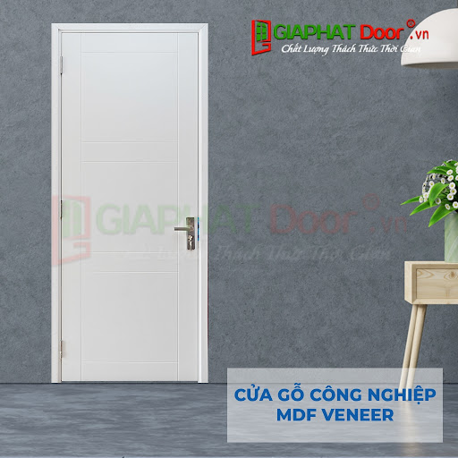 Mẫu cửa gỗ công nghiệp MDF Veneer P1R8-C1
