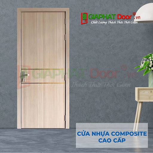 Mẫu cửa nhựa vân gỗ Composite P1R2A