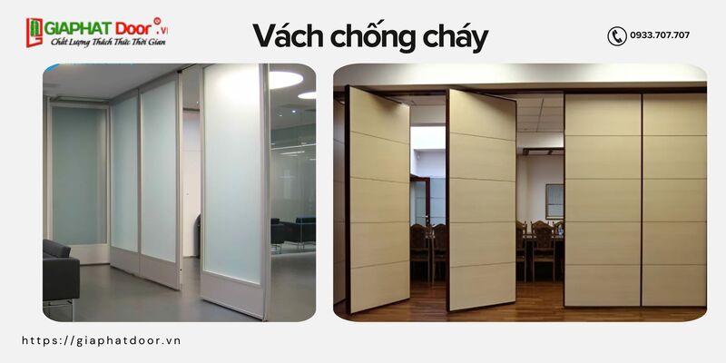 Vách chống cháy được lắp đặt ở mọi công trình