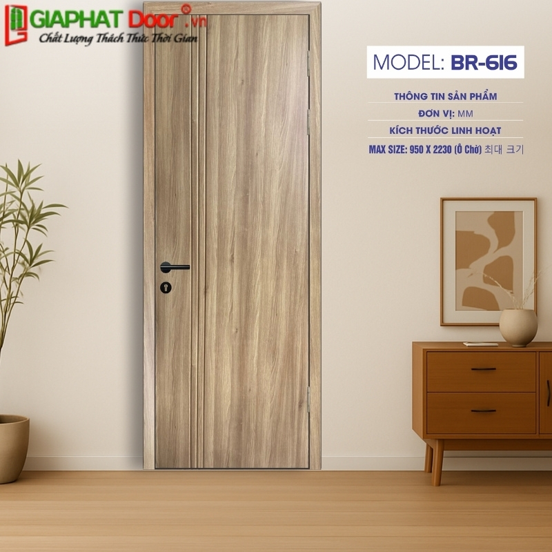 Cửa nhựa ABS có tính thẩm mỹ cao khi sử dụng 