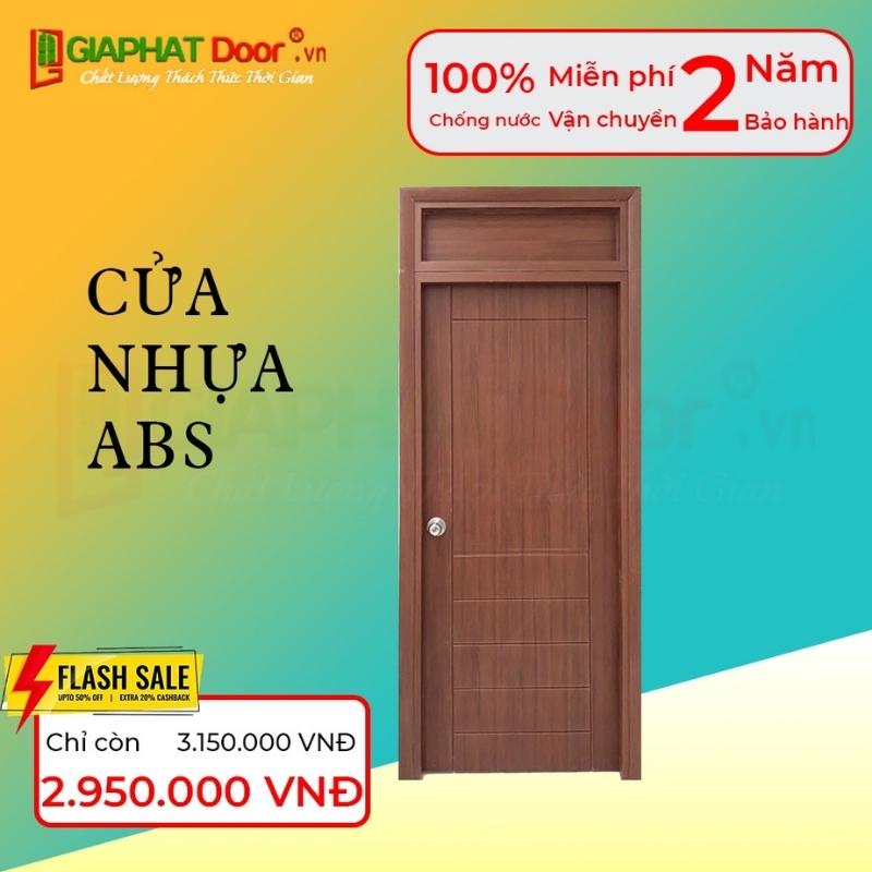 Cửa nhựa ABS Hàn Quốc đa dạng mẫu mã 