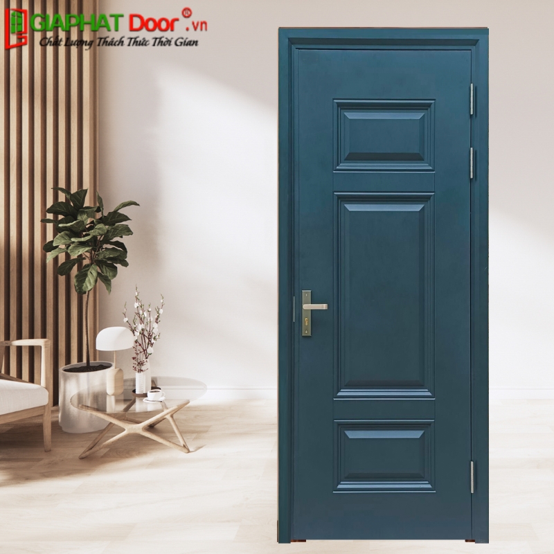 Cửa thép vân gỗ chất lượng và chắc chắn 