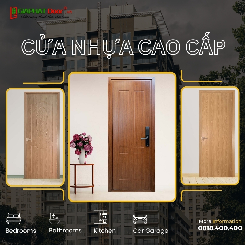 Mẫu cửa nhựa cao cấp được nhiều khách hàng yêu thích 