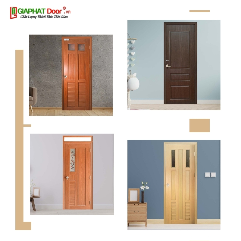 Mẫu cửa nhựa ghép thanh có độ bền bỉ cao 