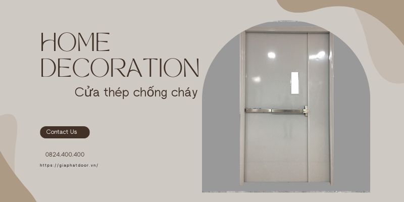 Mẫu thiết kế cửa thoát hiểm của dòng cửa thép chống cháy Bà Rịa Vũng Tàu