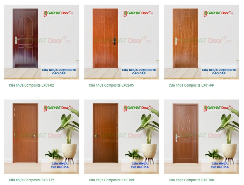 Mua cửa gỗ Composite Bình Định uy tín, giá rẻ từ GiaPhatDoor