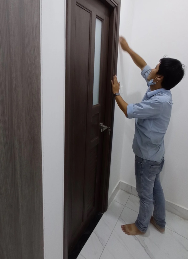 Quy trình thi công lắp đặt cửa nhựa giả gỗ tại GiaPhatDoor
