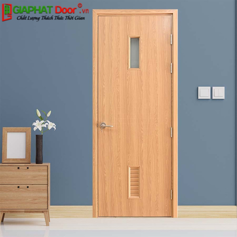 Sơn cửa chính màu gì đẹp nhất? Chọn màu vàng kem, vàng nhạt 