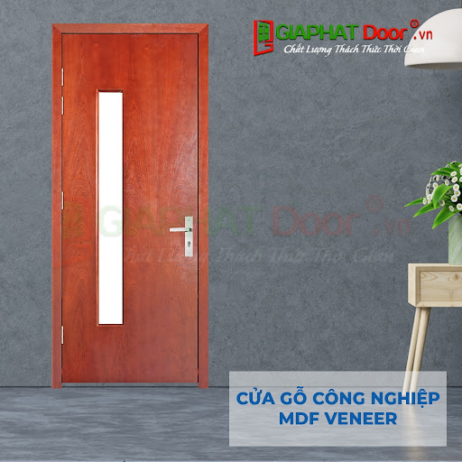 Mẫu cửa gỗ công nghiệp MDF Veneer P1G1